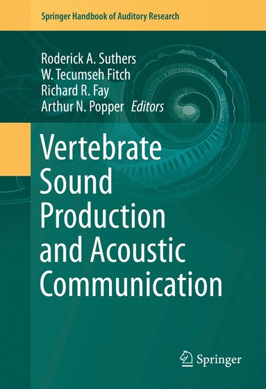 bokomslag Vertebrate Sound Production and Acoustic Communication