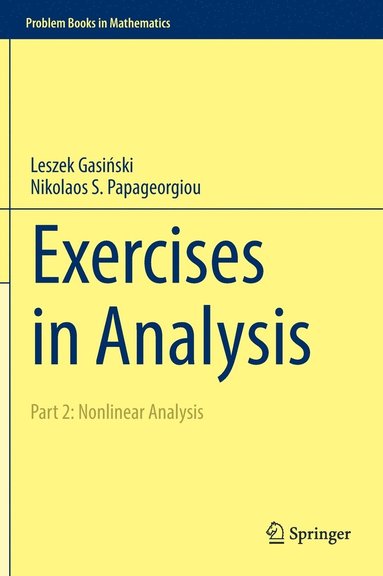 bokomslag Exercises in Analysis