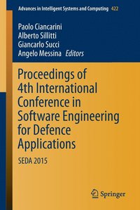 bokomslag Proceedings of 4th International Conference in Software Engineering for Defence Applications