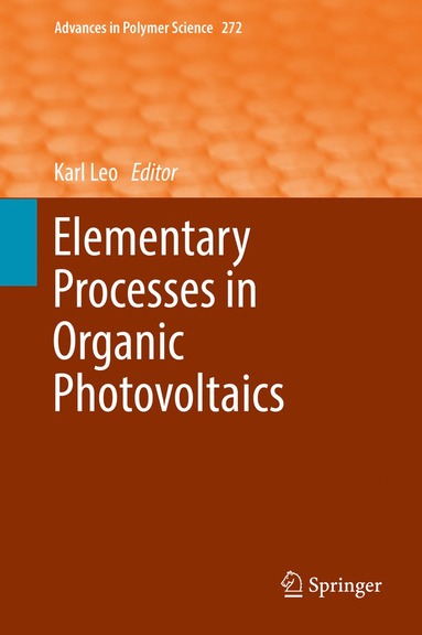 bokomslag Elementary Processes in Organic Photovoltaics