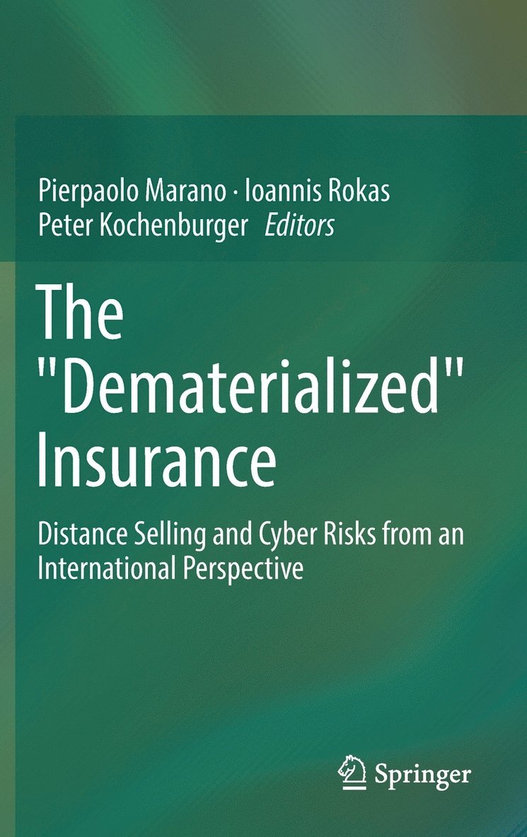 Pierpaolo Marano, Ioannis Rokas, Peter Kochenburger - "Dematerialized" Insurance, Inbunden