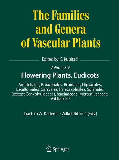 Joachim W. Kadereit, Volker Bittrich - Flowering Plants. Eudicots, Inbunden