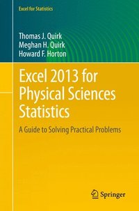 bokomslag Excel 2013 for Physical Sciences Statistics