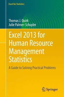 Excel 2013 for Human Resource Management Statistics 1