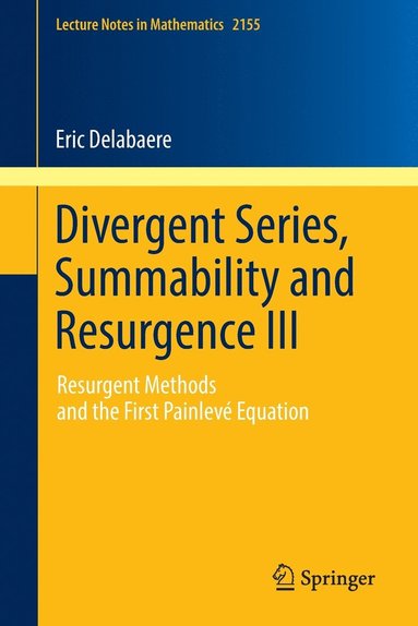 bokomslag Divergent Series, Summability and Resurgence III