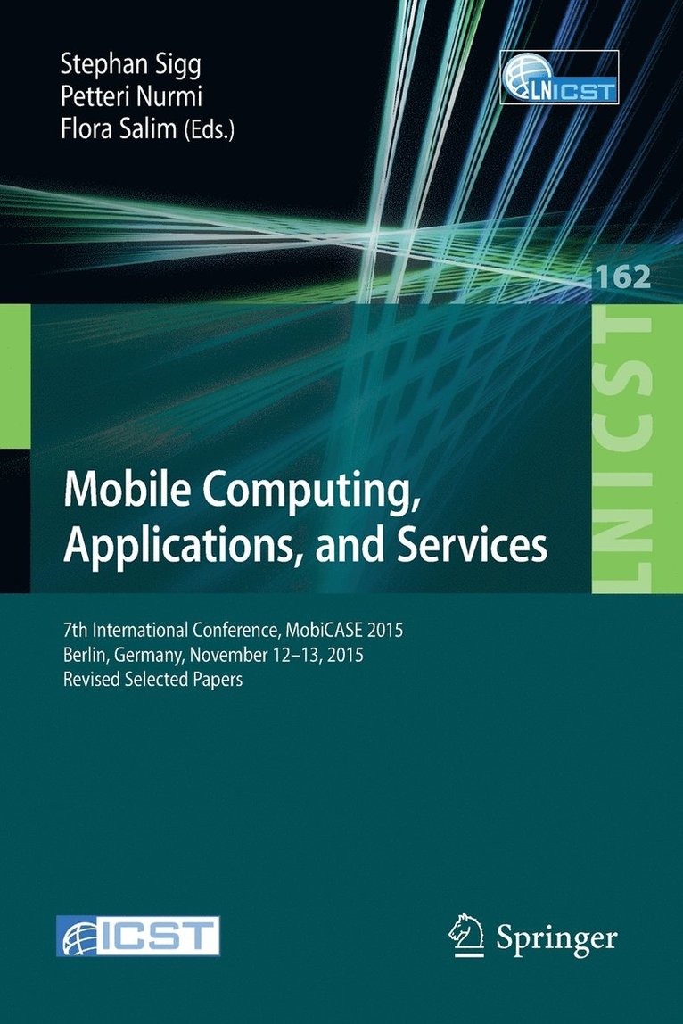 Mobile Computing, Applications, and Services 1