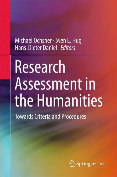 bokomslag Research Assessment in the Humanities