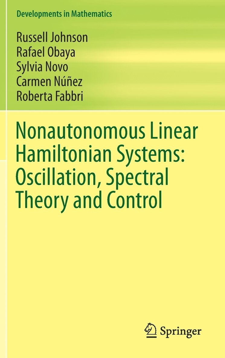 Nonautonomous Linear Hamiltonian Systems: Oscillation, Spectral Theory and Control 1