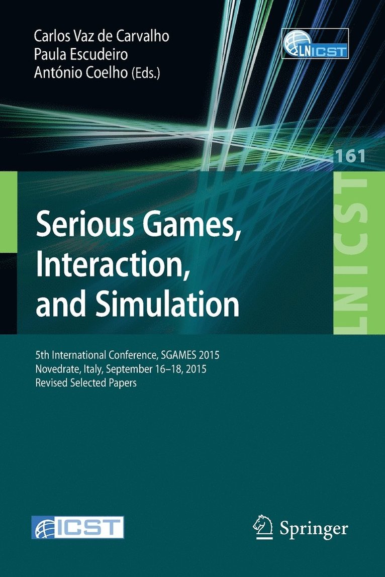 Serious Games, Interaction, and Simulation
