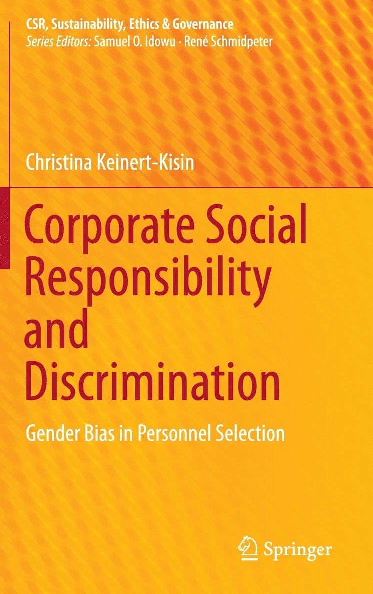 Christina Keinert-Kisin - Corporate Social Responsibility and Discrimination, Inbunden