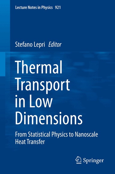 Stefano Lepri - Thermal Transport in Low Dimensions, Häftad