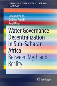 bokomslag Water Governance Decentralization in Sub-Saharan Africa