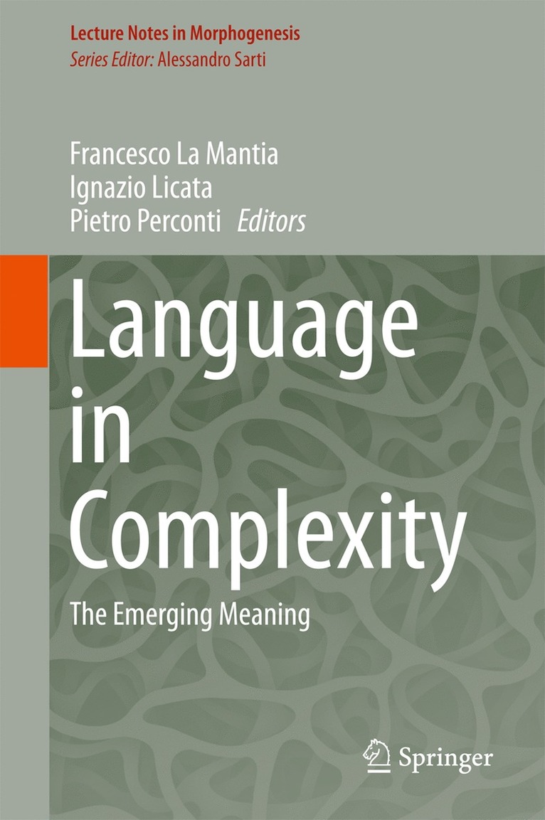 Francesco La Mantia, Ignazio Licata, Pietro Perconti - Language in Complexity, Inbunden