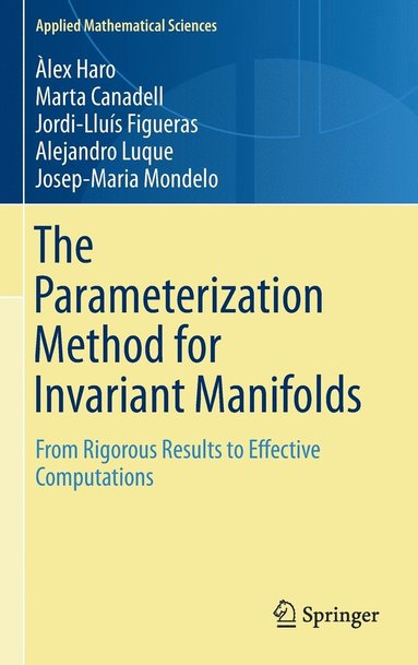 bokomslag The Parameterization Method for Invariant Manifolds