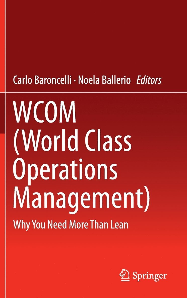 Carlo Baroncelli, Noela Ballerio - WCOM (World Class Operations Management), Inbunden