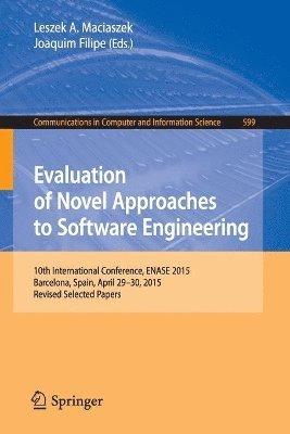 bokomslag Evaluation of Novel Approaches to Software Engineering