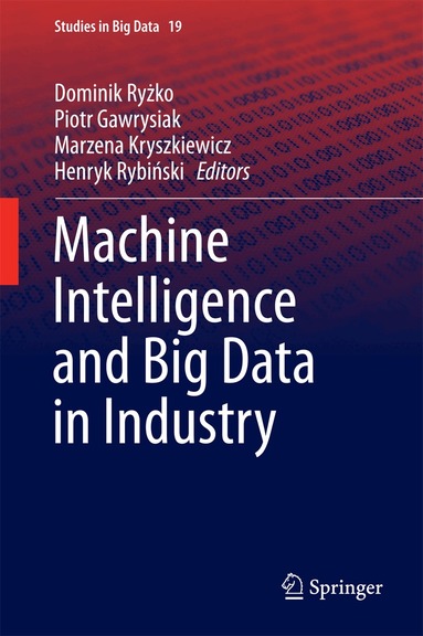 Dominik Ryżko, Piotr Gawrysiak, Marzena Kryszkiewicz, Henryk Rybiński - Machine Intelligence and Big Data in Industry, Inbunden