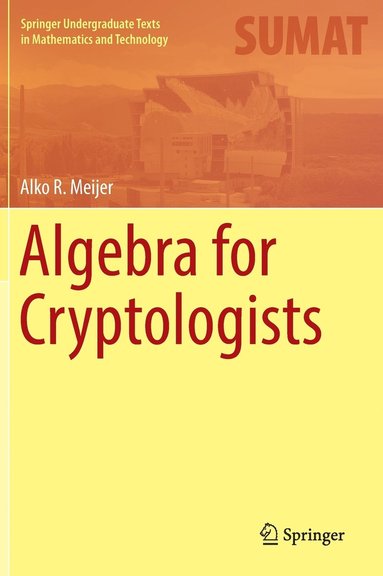 bokomslag Algebra for Cryptologists