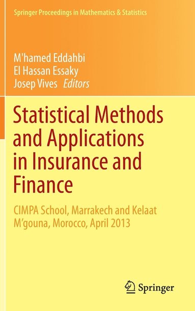 bokomslag Statistical Methods and Applications in Insurance and Finance