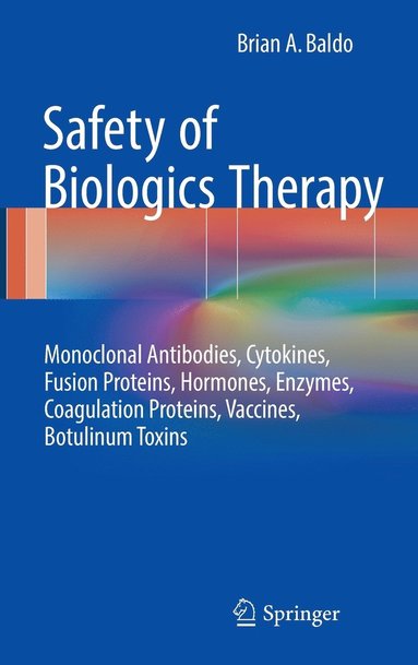 bokomslag Safety of Biologics Therapy