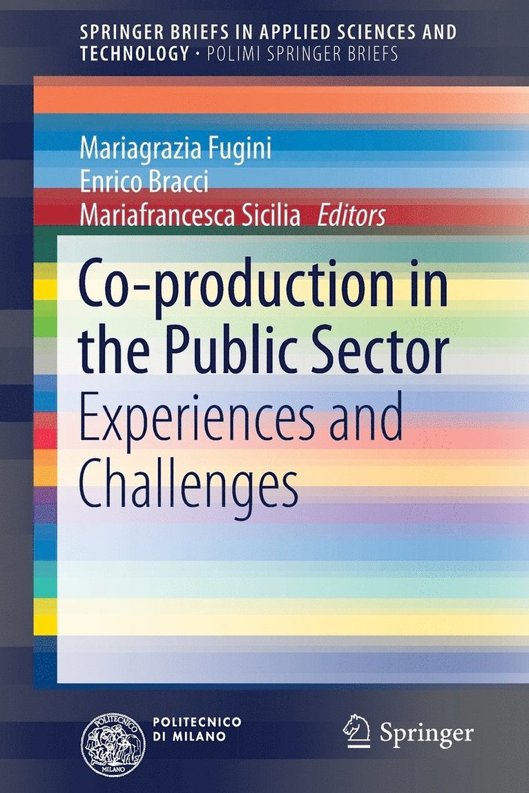 Co-production in the Public Sector 1