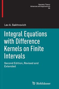 bokomslag Integral Equations with Difference Kernels on Finite Intervals