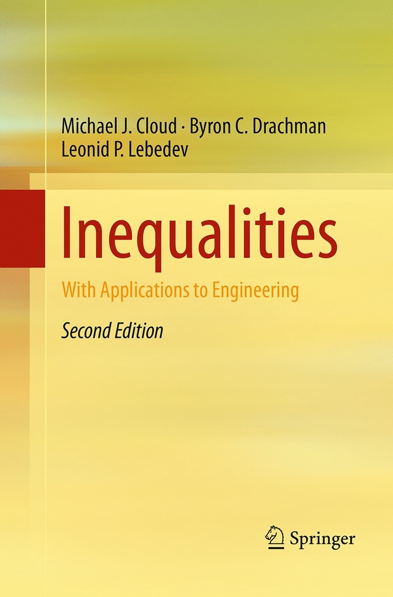 Michael J. Cloud, Byron C. Drachman, Leonid P. Lebedev - Inequalities, Häftad