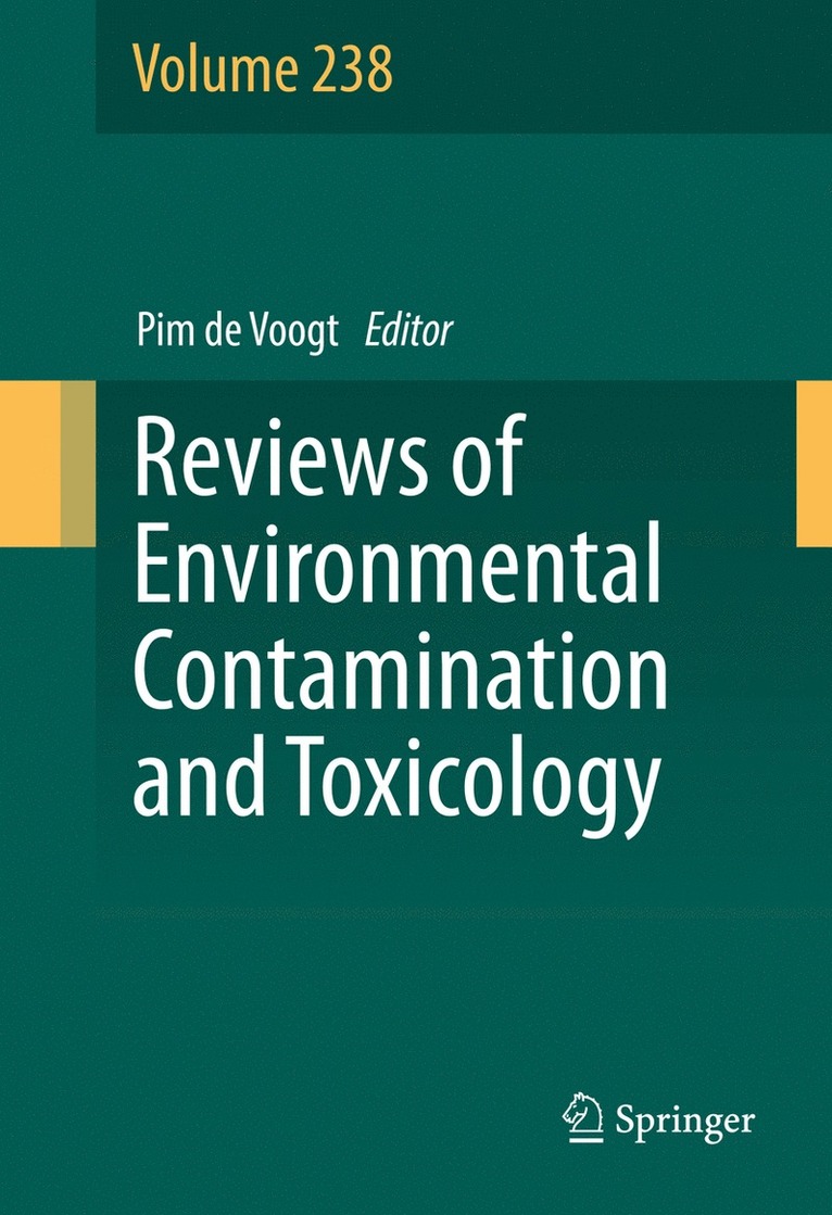 Pim de Voogt, Pim De Voogt - Reviews of Environmental Contamination and Toxicology Volume 238, Inbunden