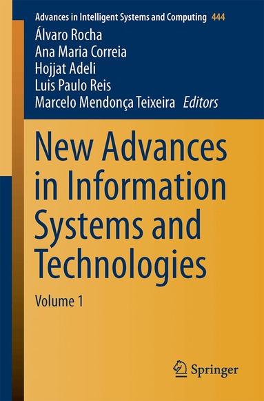 Álvaro Rocha, Ana Maria Correia, Hojjat Adeli, Luis Paulo Reis, Marcelo Mendonça Teixeira - New Advances in Information Systems and Technologies, Häftad