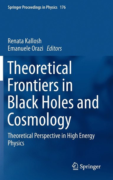 bokomslag Theoretical Frontiers in Black Holes and Cosmology