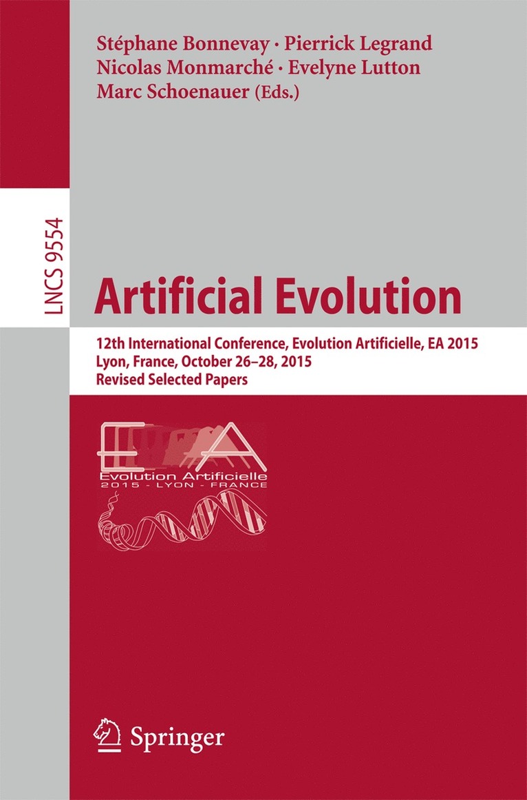 Stéphane Bonnevay, Pierrick Legrand, Nicolas Monmarché, Evelyne Lutton, Marc Schoenauer, Stephane Bonnevay, Nicolas Monmarche - Artificial Evolution, Häftad