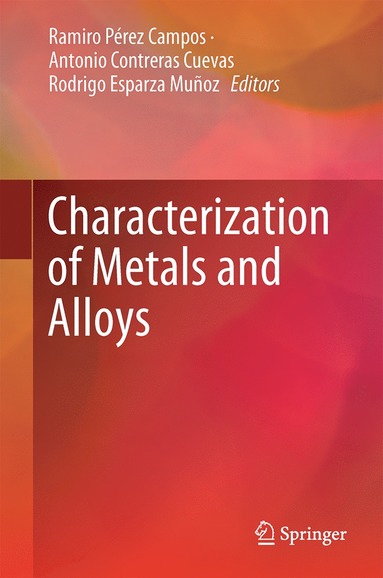 bokomslag Characterization of Metals and Alloys