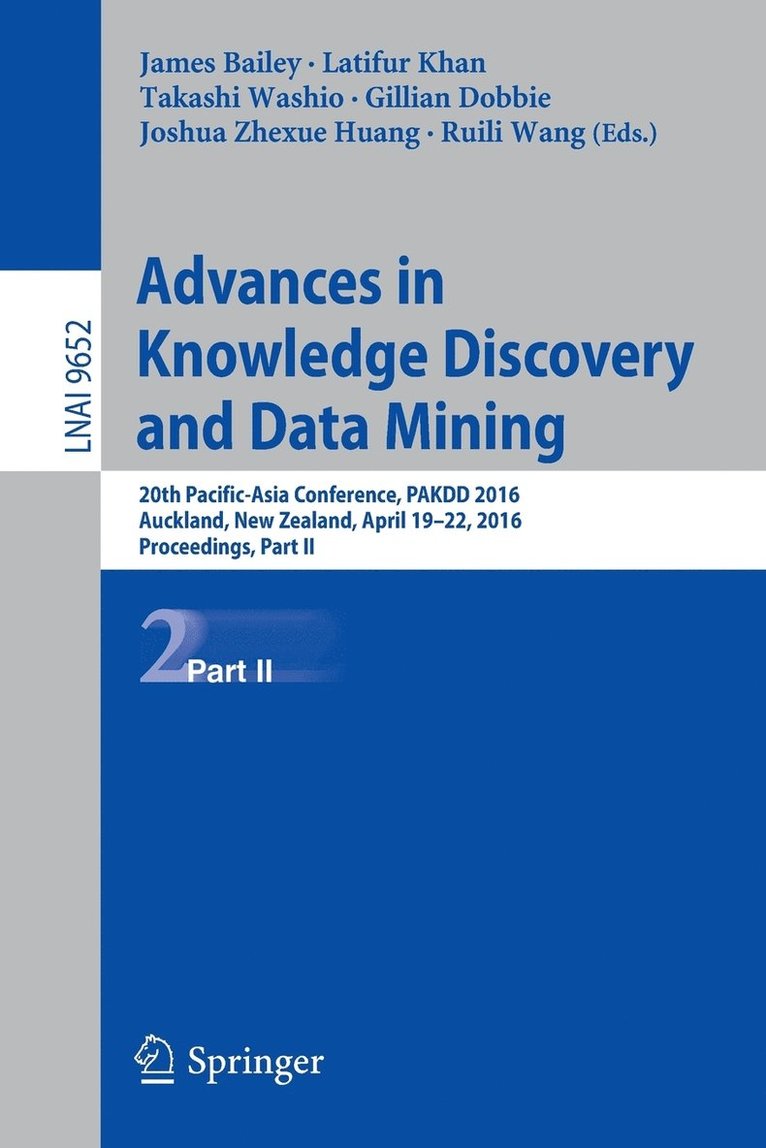 Advances in Knowledge Discovery and Data Mining 1