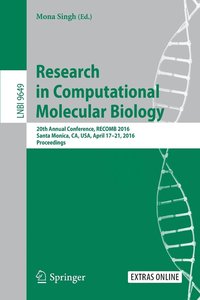 bokomslag Research in Computational Molecular Biology