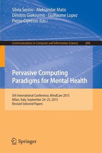 bokomslag Pervasive Computing Paradigms for Mental Health
