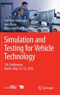 bokomslag Simulation and Testing for Vehicle Technology