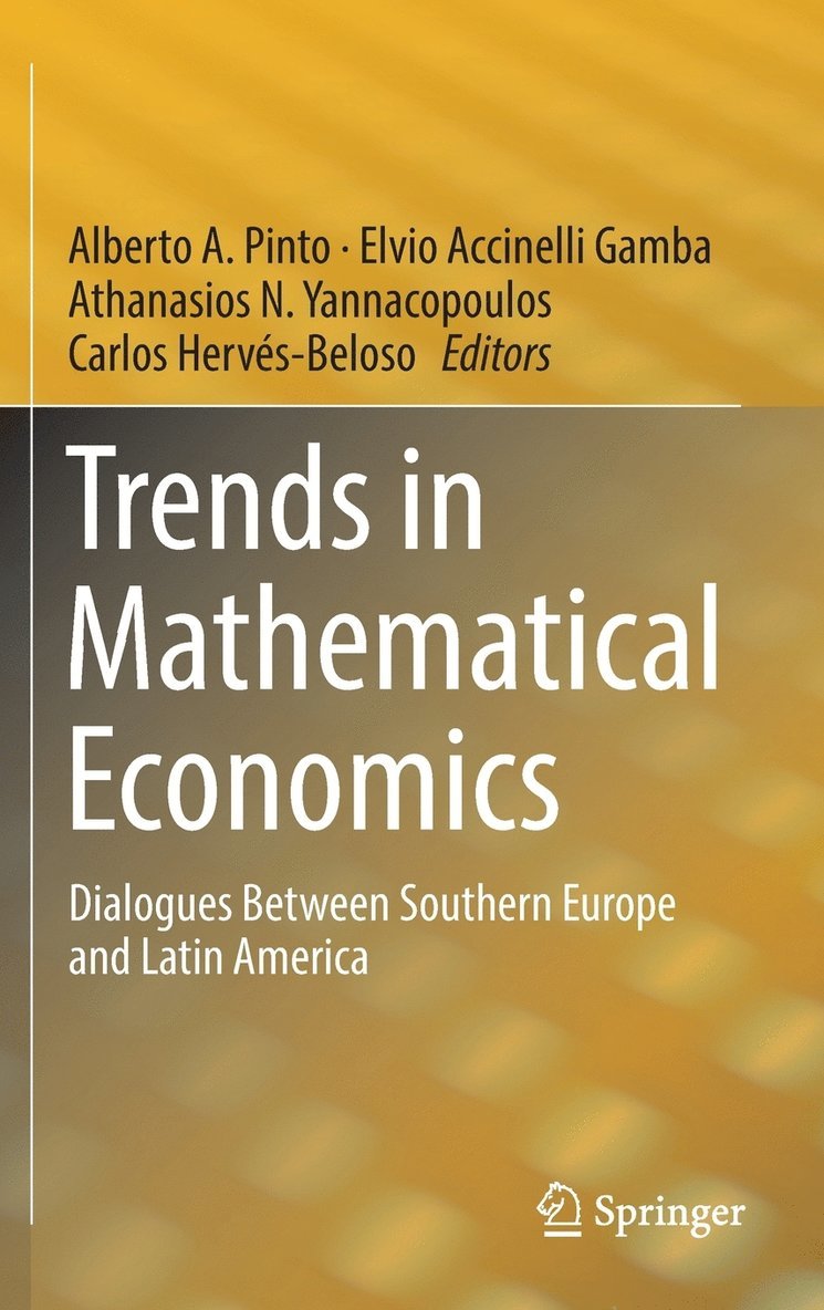 Trends in Mathematical Economics 1