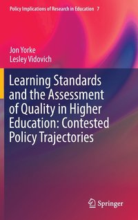 bokomslag Learning Standards and the Assessment of Quality in Higher Education: Contested Policy Trajectories