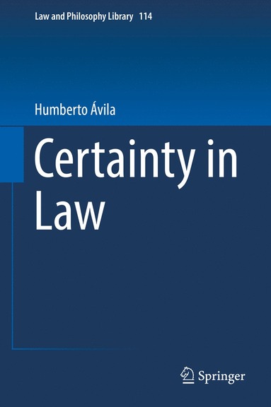 bokomslag Certainty in Law