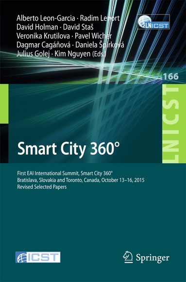 Alberto Leon-Garcia, Radim Lenort, David Holman, David Staš, Veronika Krutilova, Pavel Wicher, Dagmar Cagáňová, Daniela Špirková, Julius Golej, Kim Nguyen - Smart City 360°, Häftad