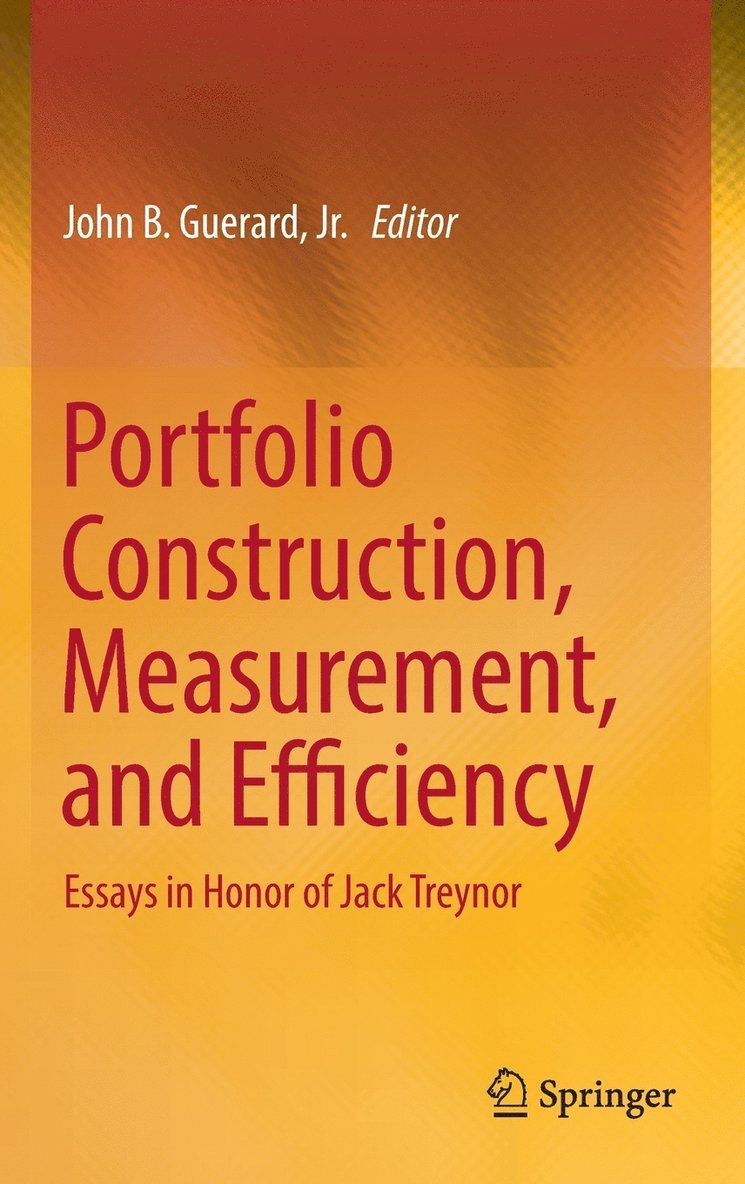 Portfolio Construction, Measurement, and Efficiency 1