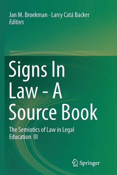 bokomslag Signs In Law - A Source Book