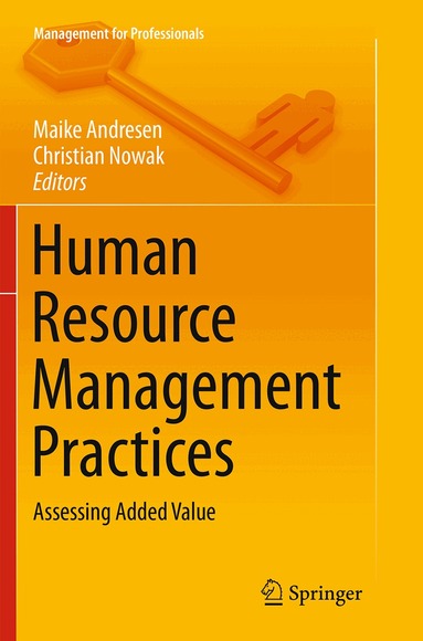 Maike Andresen, Christian Nowak - Human Resource Management Practices, Häftad