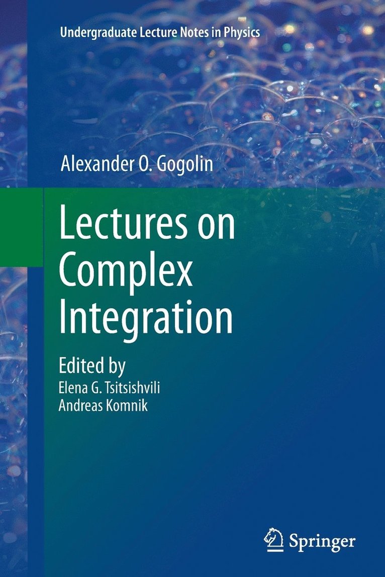 Lectures on Complex Integration 1