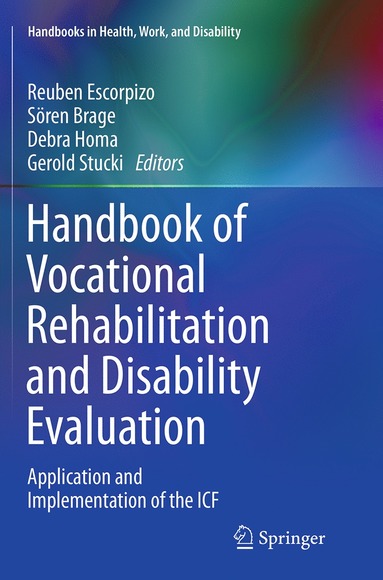 bokomslag Handbook of Vocational Rehabilitation and Disability Evaluation