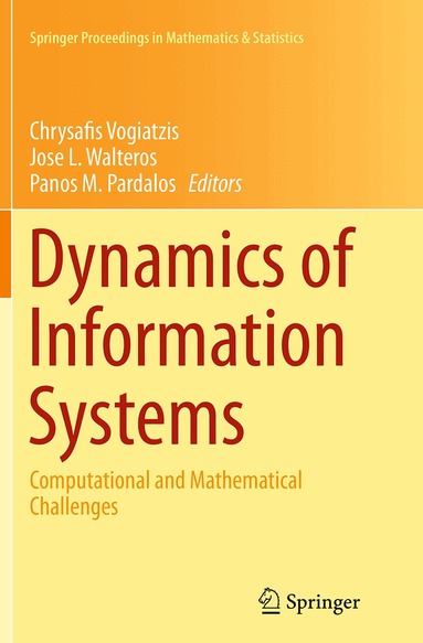 Chrysafis Vogiatzis, Jose L. Walteros, Panos M. Pardalos - Dynamics of Information Systems, Häftad