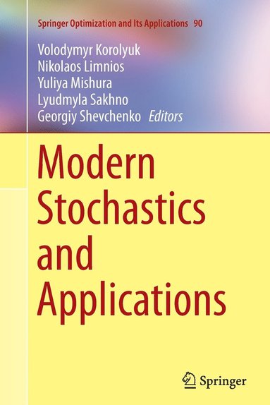 bokomslag Modern Stochastics and Applications