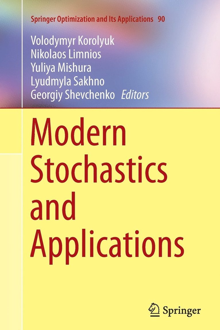 Modern Stochastics and Applications 1