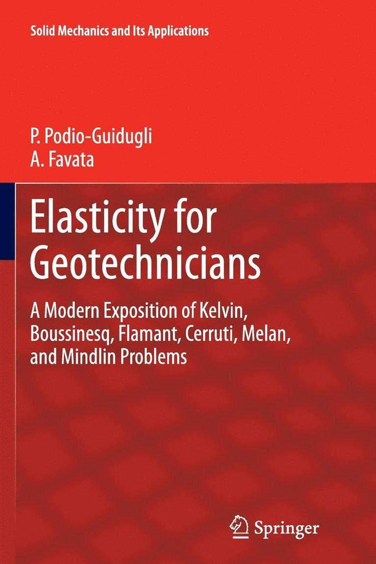 Elasticity for Geotechnicians 1