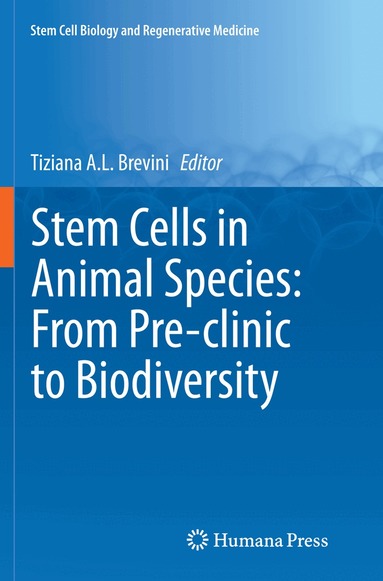 Tiziana A.L. Brevini - Stem Cells in Animal Species: From Pre-clinic to Biodiversity, Häftad